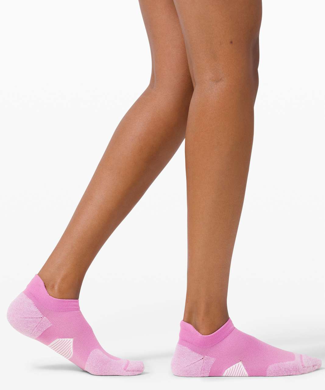 Lululemon Speed Tab Sock *Silver - Magenta Glow / White