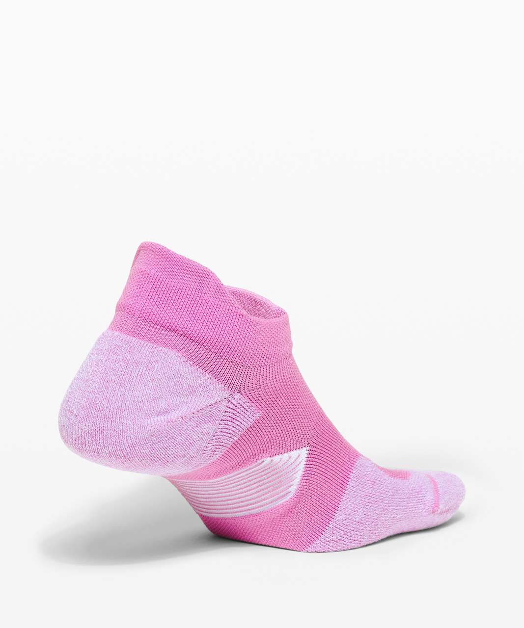 Lululemon Speed Tab Sock *Silver - Magenta Glow / White