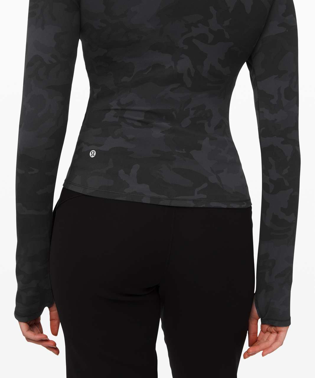 Lululemon Melodic Movement Long Sleeve - Incognito Camo Multi Grey