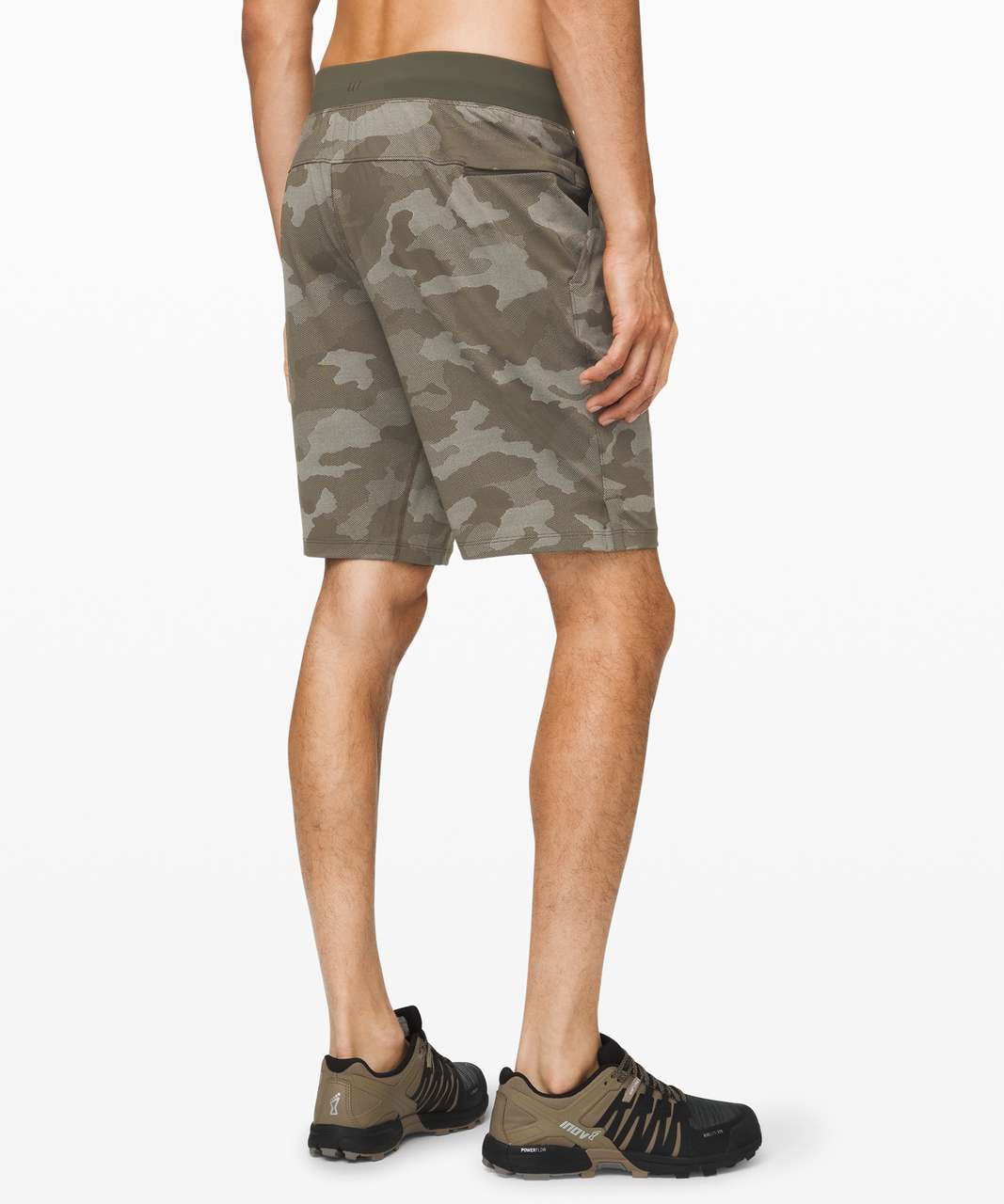 Lululemon T.H.E. Short 9 *Liner - Variegated Mesh Camo Max Dark Olive -  lulu fanatics