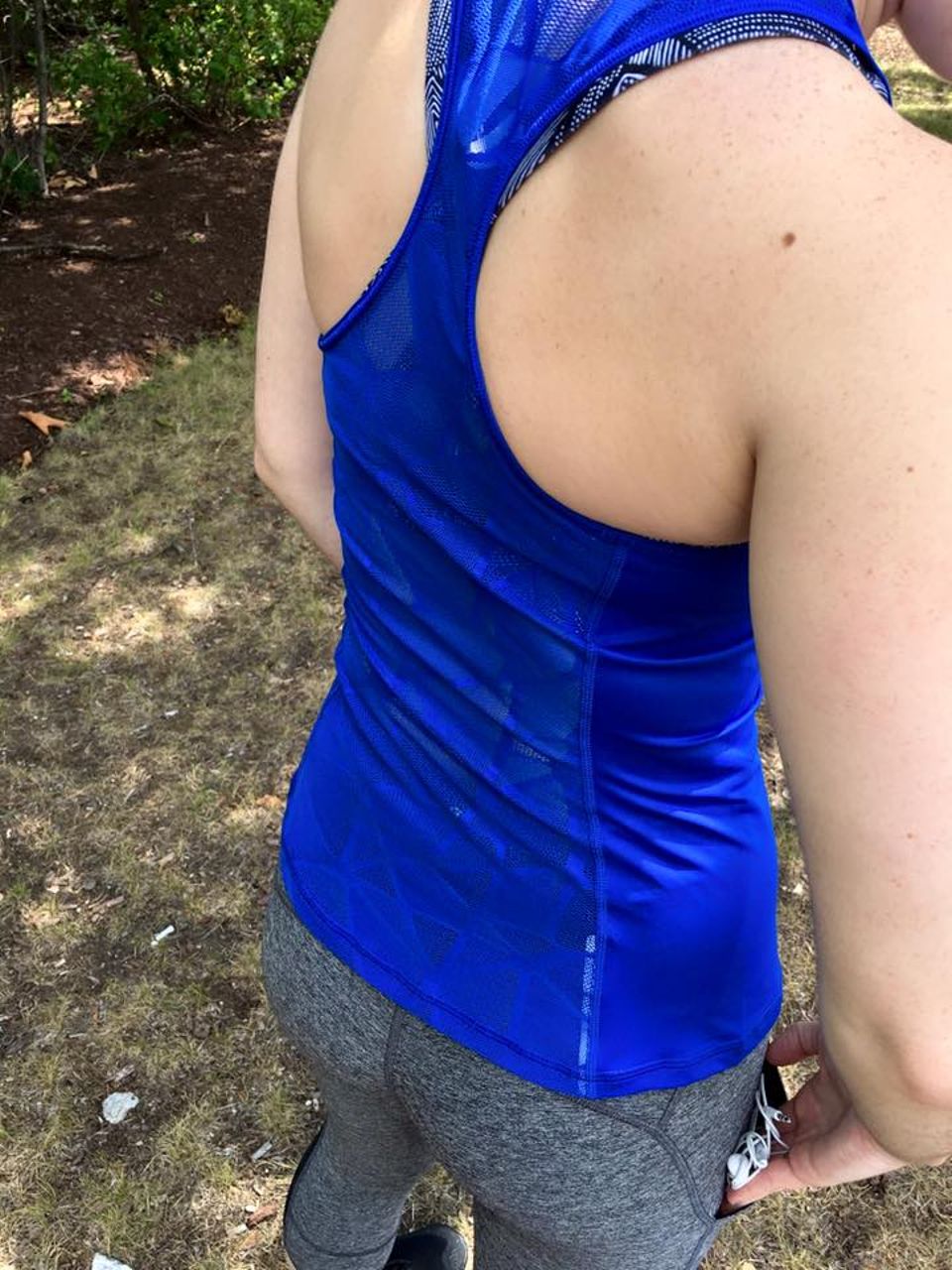 Lululemon Goal Crusher Tank - Harbor Blue