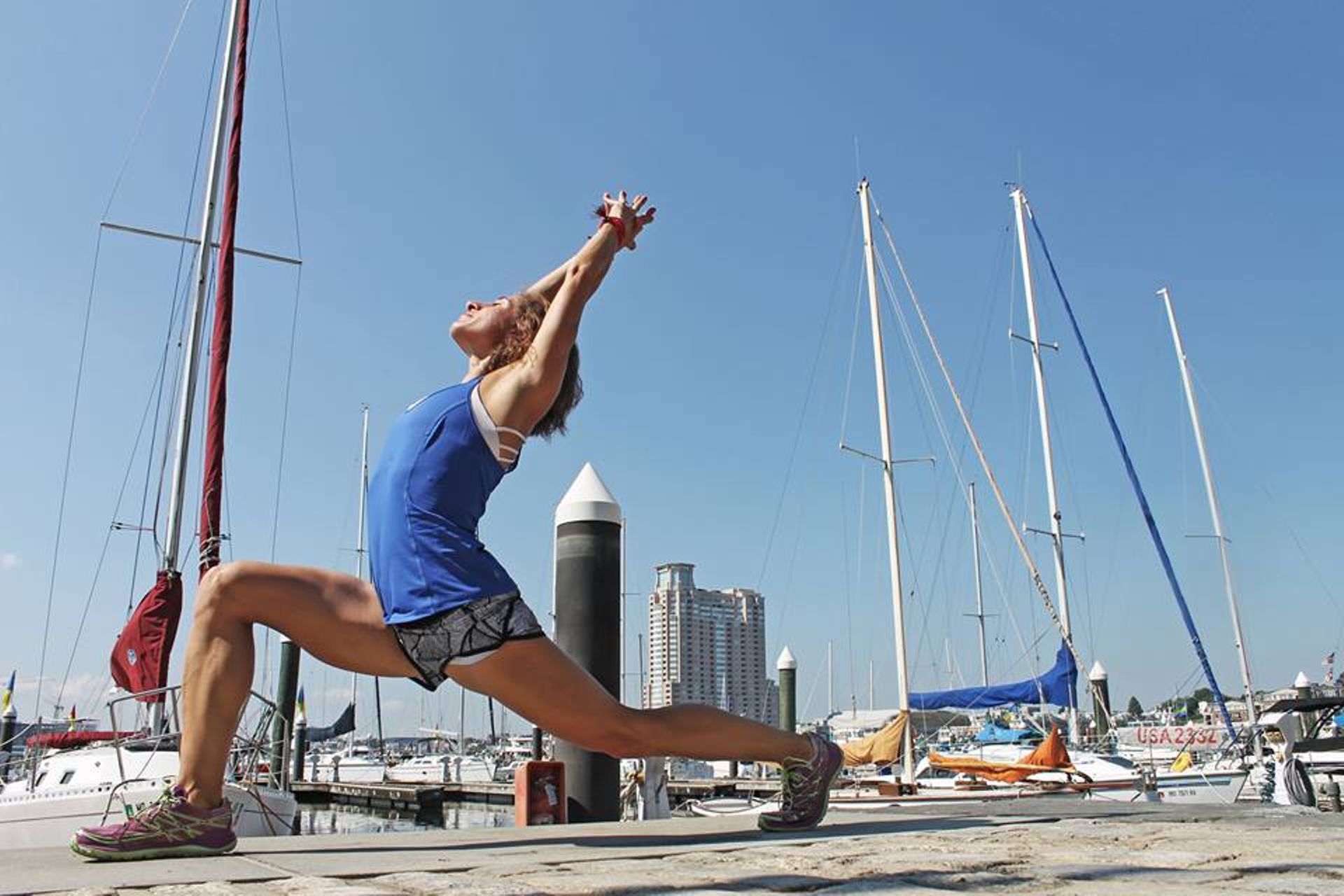 Lululemon Goal Crusher Tank - Harbor Blue