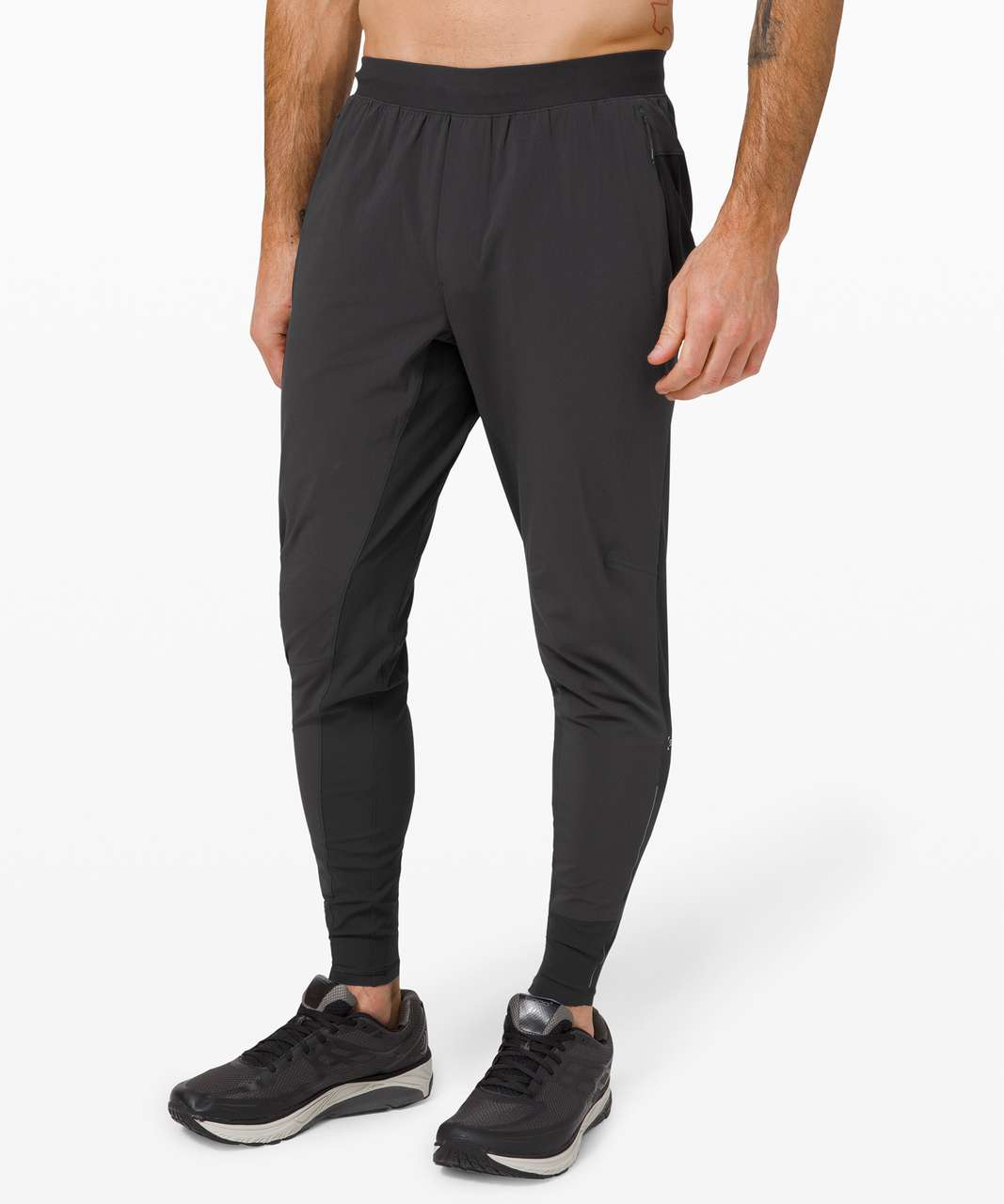 Lululemon Surge 29 Jogger M5398S Zip Reflective Ankles $118 Iron