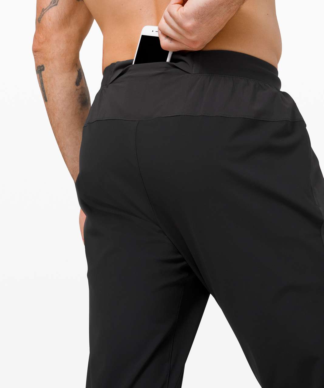 Buy Lululemon Surge Hybrid Jersey Track Pants - Black At 30% Off