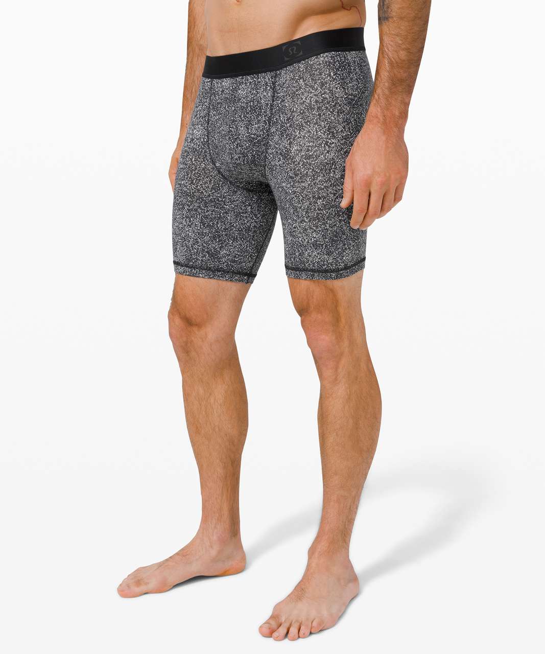 Lululemon Always In Motion Boxer *The Long One 7" - Static Noise Black White