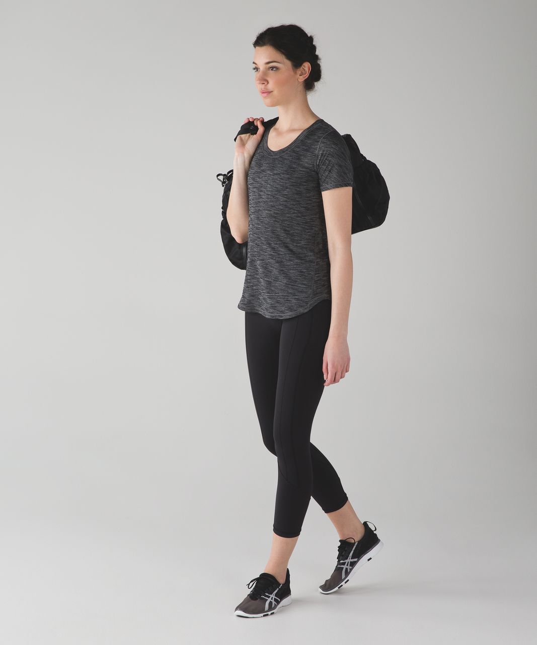 Lululemon Intensi-Tee - Heathered Black