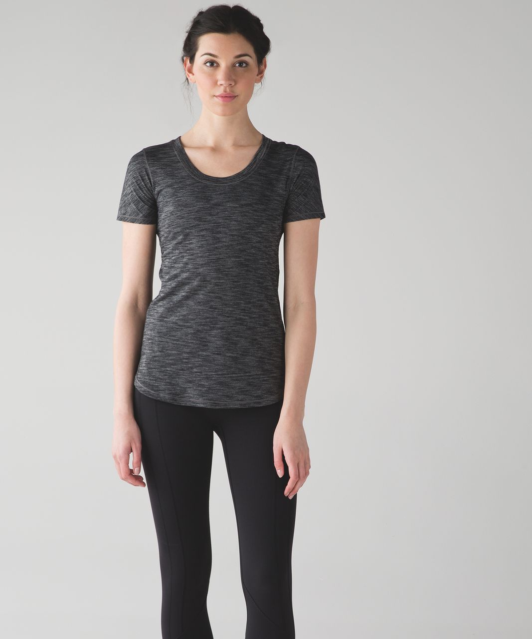 Lululemon Intensi-Tee - Heathered Black