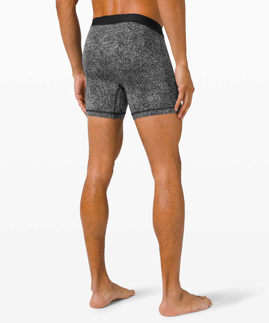 Lululemon Always In Motion Boxer *5" - Static Noise Black White