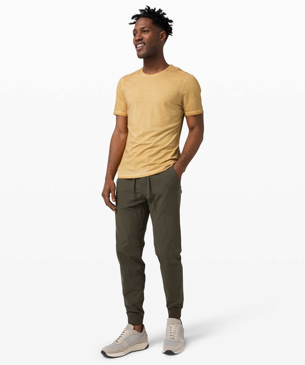 Lululemon 5 Year Basic Tee *Sun Wash - Beeswax Sun Wash