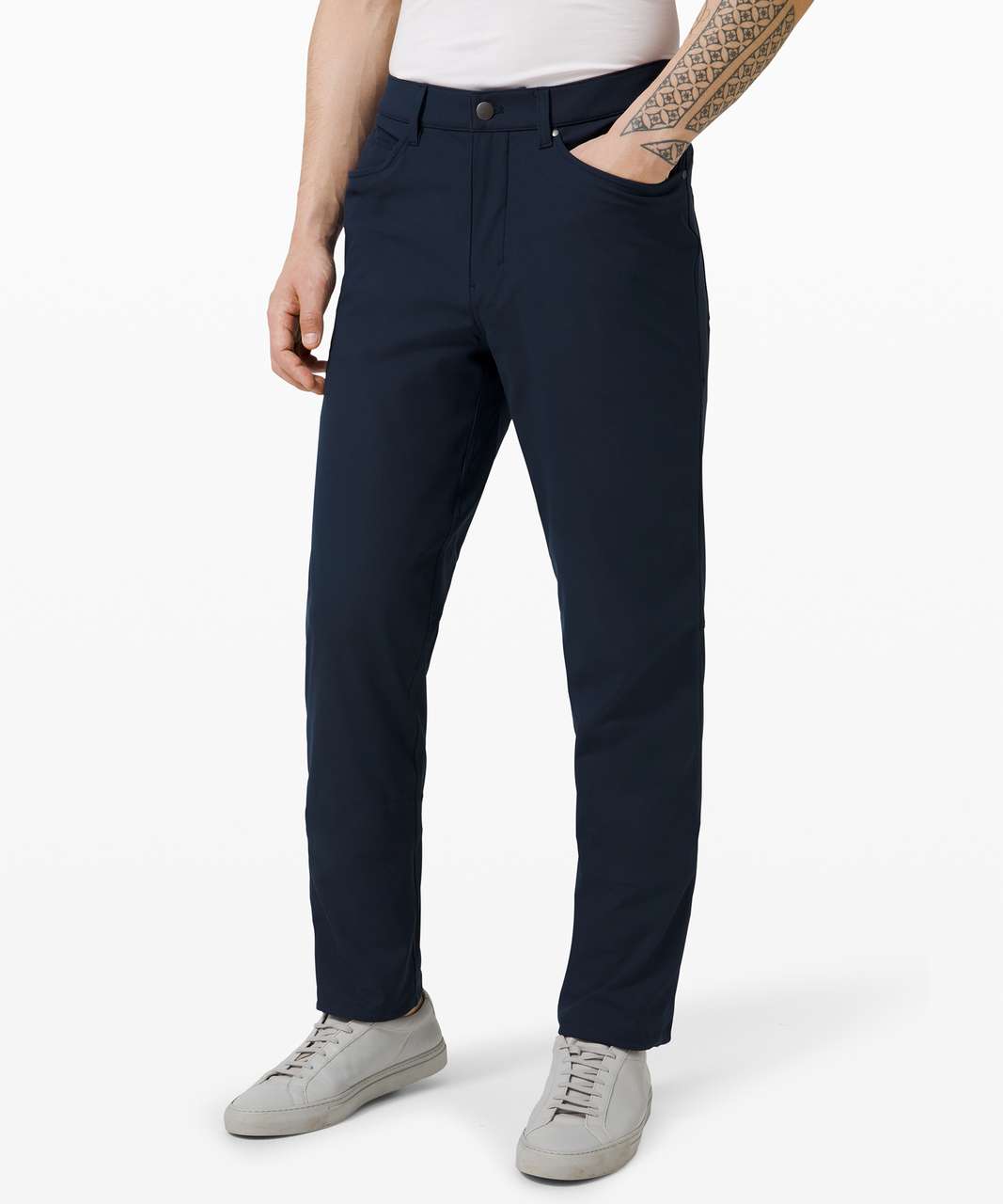 Lululemon ABC Pant Relaxed 34 *Warpstreme - True Navy - lulu fanatics