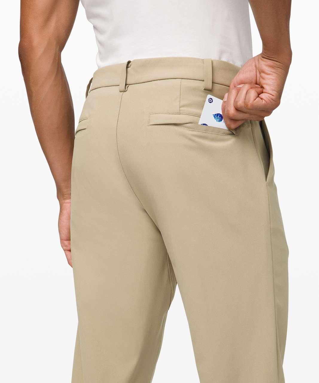 Beige Commission technical trousers, Lululemon