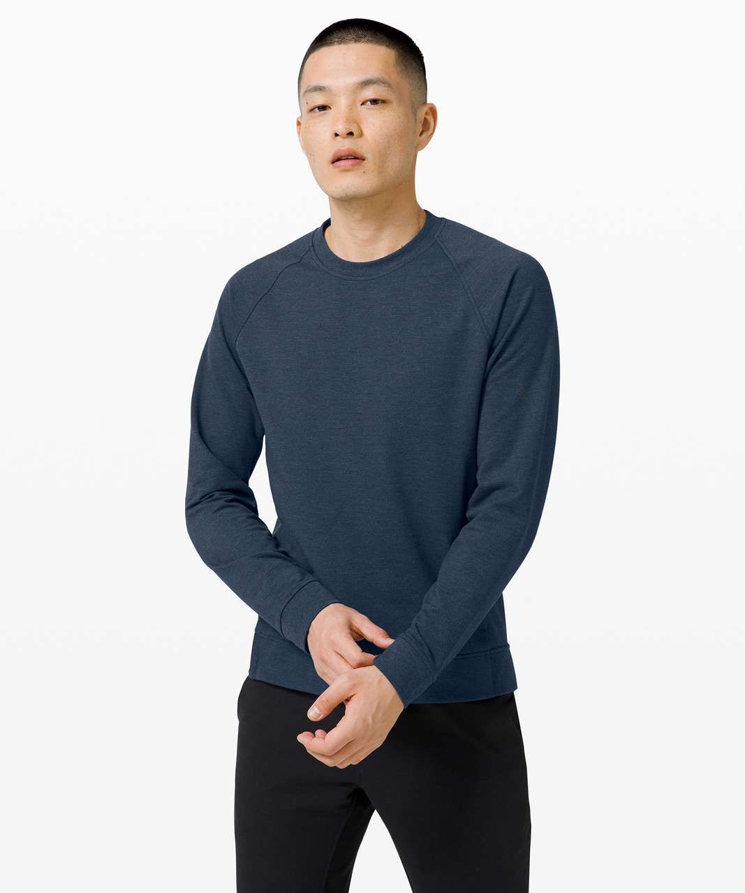 Lululemon City Sweat Crew - Heathered True Navy