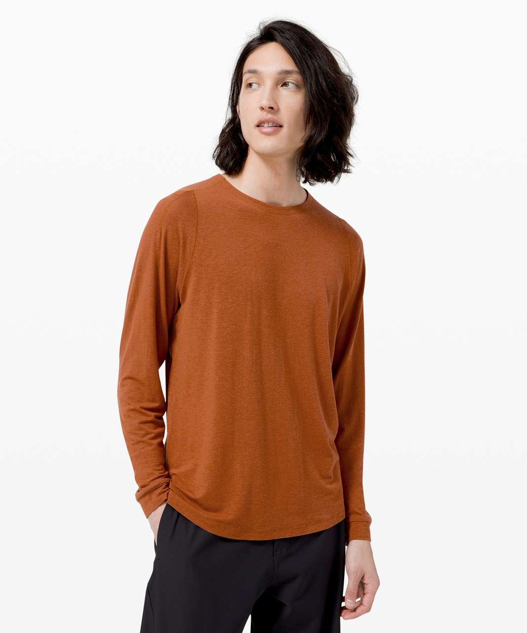 Lululemon Confluence Long Sleeve Tee *lululemon lab - Sable - lulu