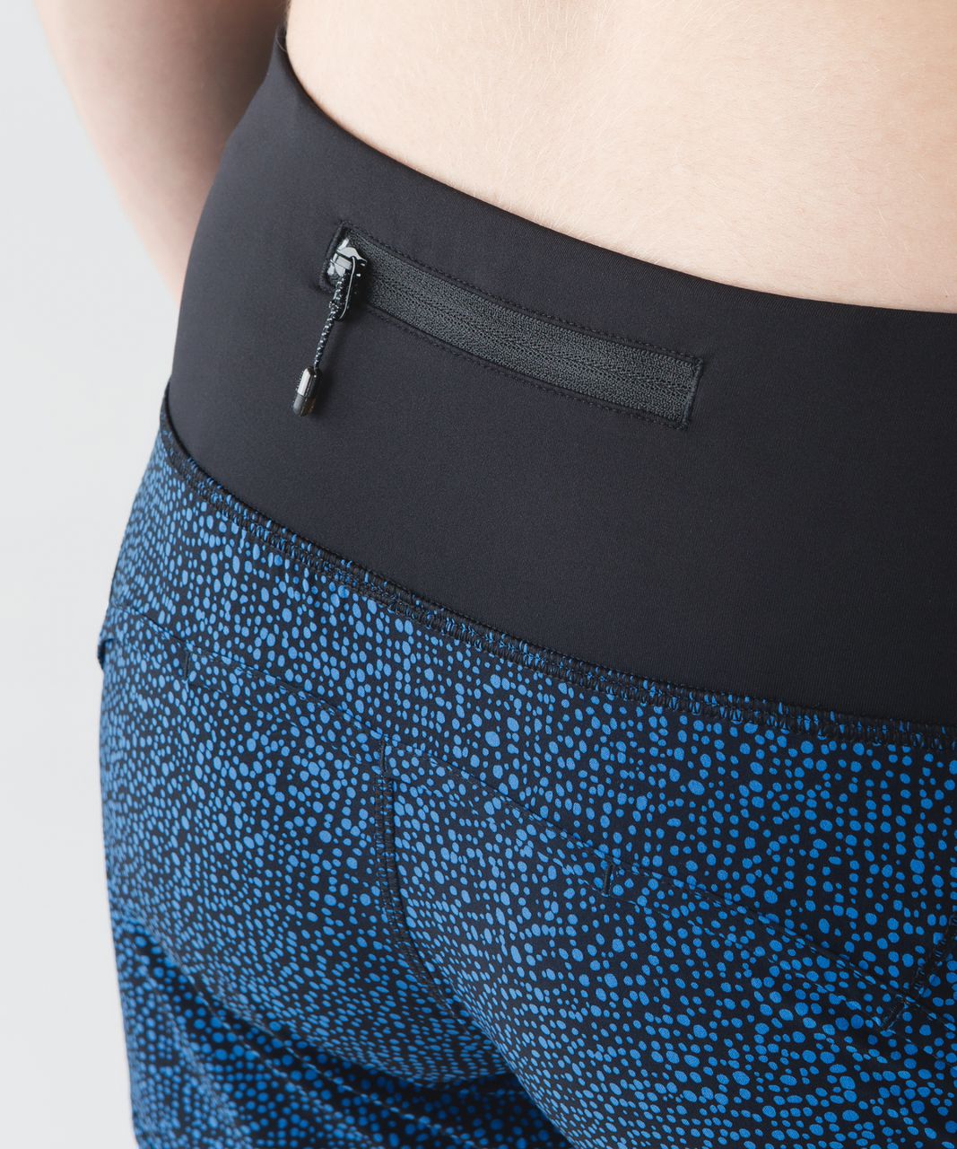 Lululemon Run Times Short - Bubbles Pipe Dream Blue Black / Black - lulu  fanatics