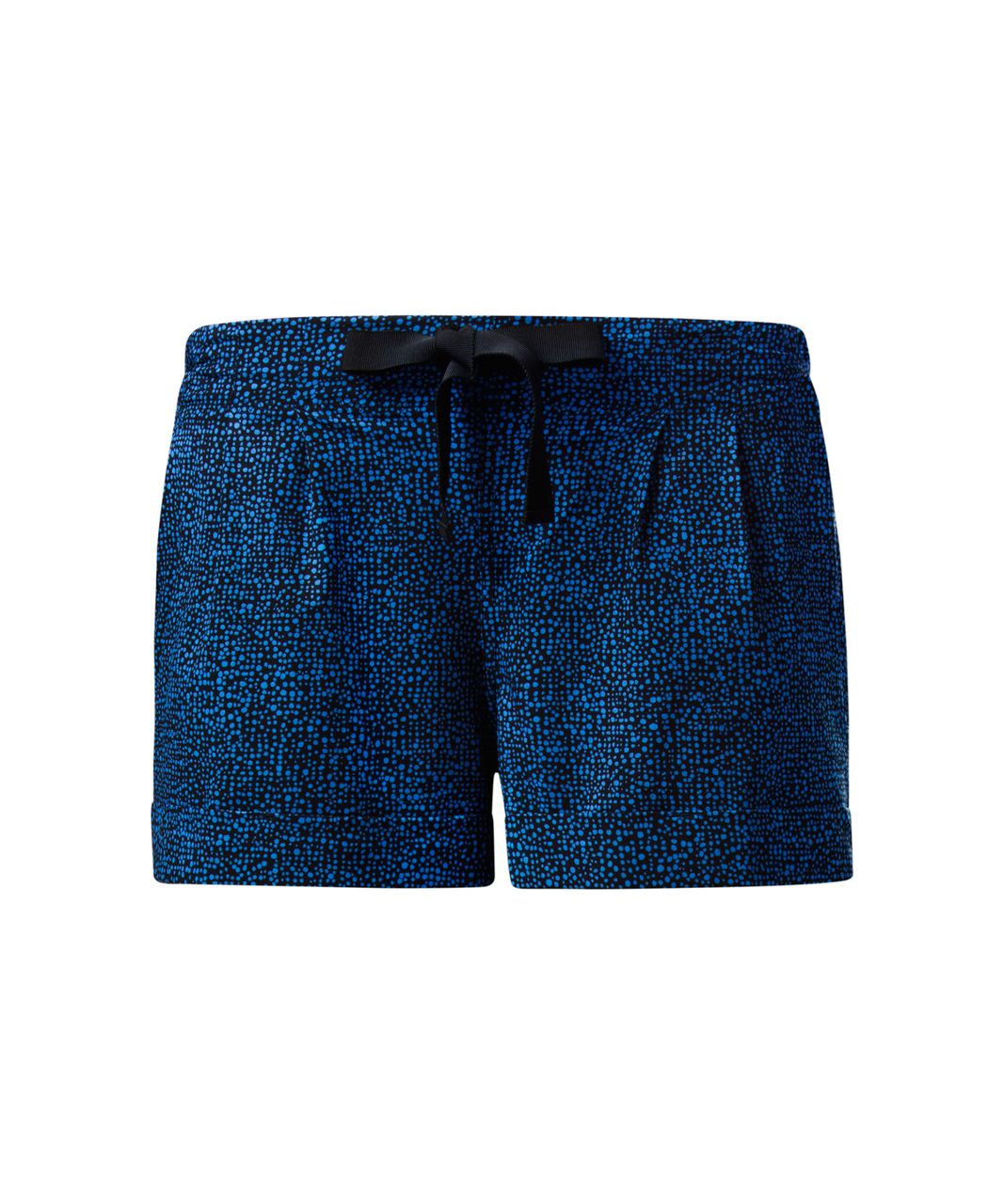 Lululemon Spring Break Away Short II - Bubbles Pipe Dream Blue Black / Black