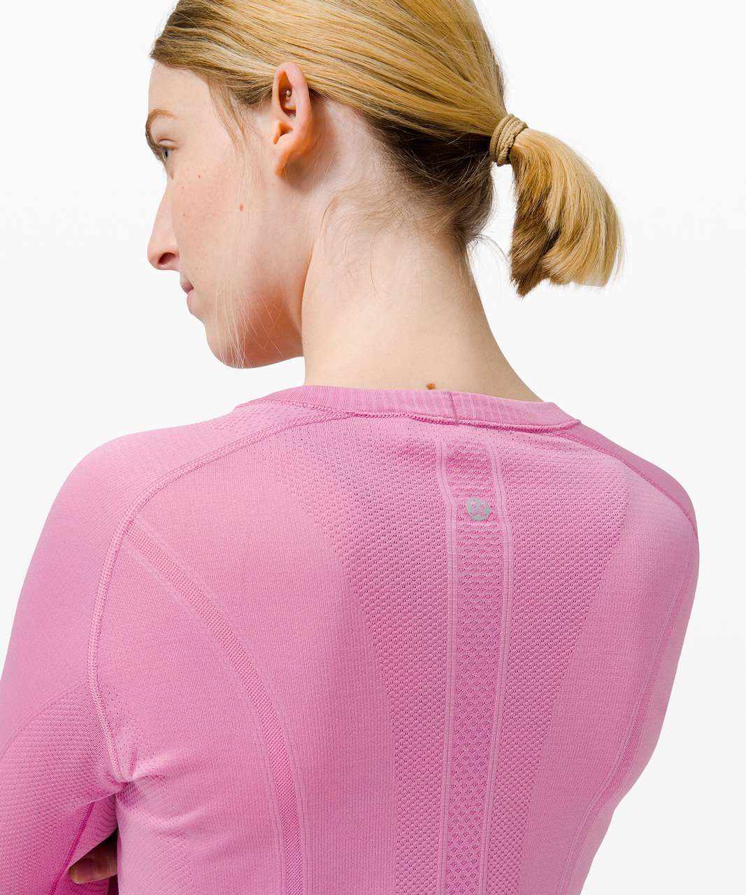 Lululemon Swiftly Tech Long Sleeve Crew - Magenta Glow / Magenta Glow