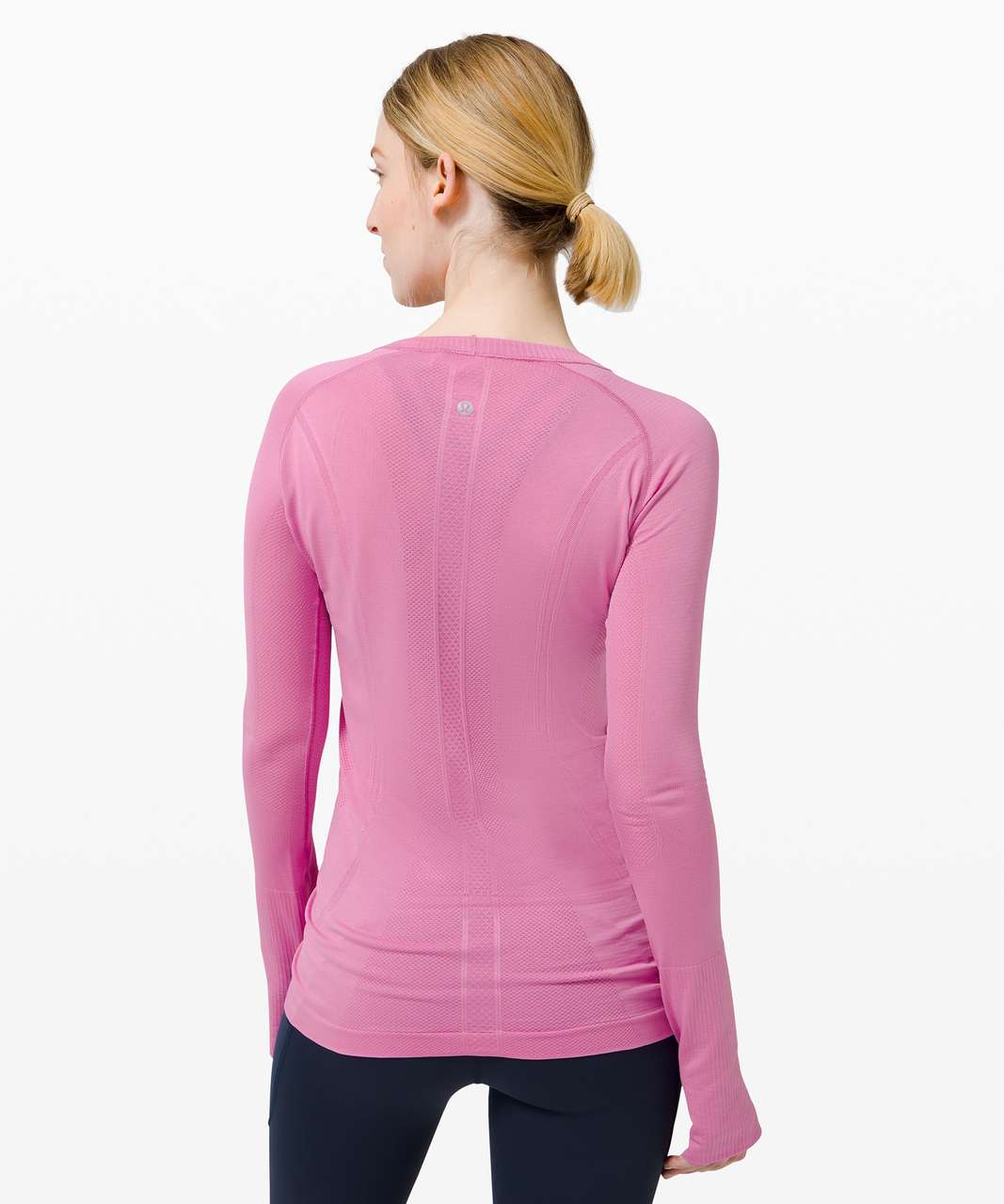 Lululemon Swiftly Tech Long Sleeve Crew - Magenta Glow / Magenta Glow ...