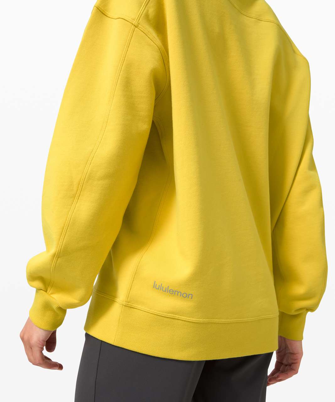 Lululemon perfectly oversized crew sweatshirt pullover soleil yellow size 12  - $65 - From Beatriz