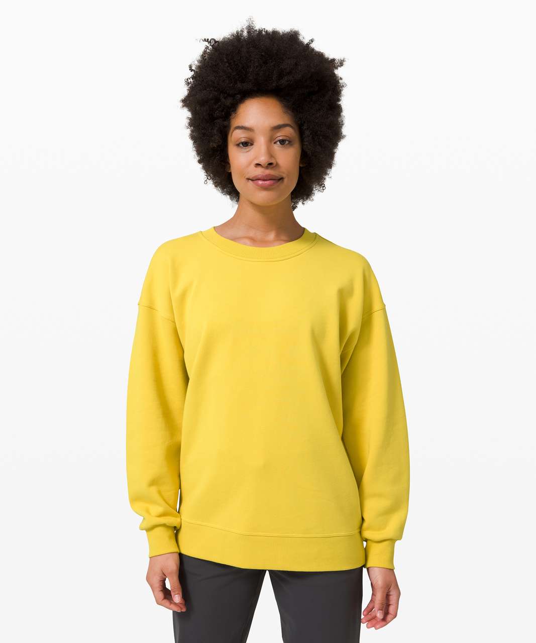 Lululemon Perfectly Oversized Crew - Natural Ivory - lulu fanatics