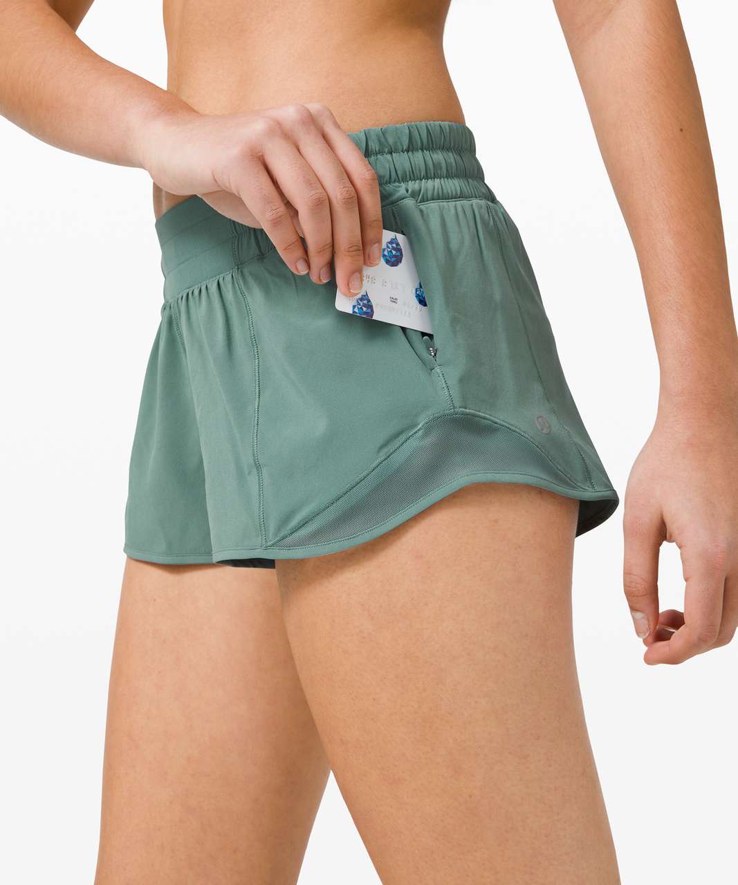 Lululemon Hotty Hot Short II *2.5" - Tidewater Teal