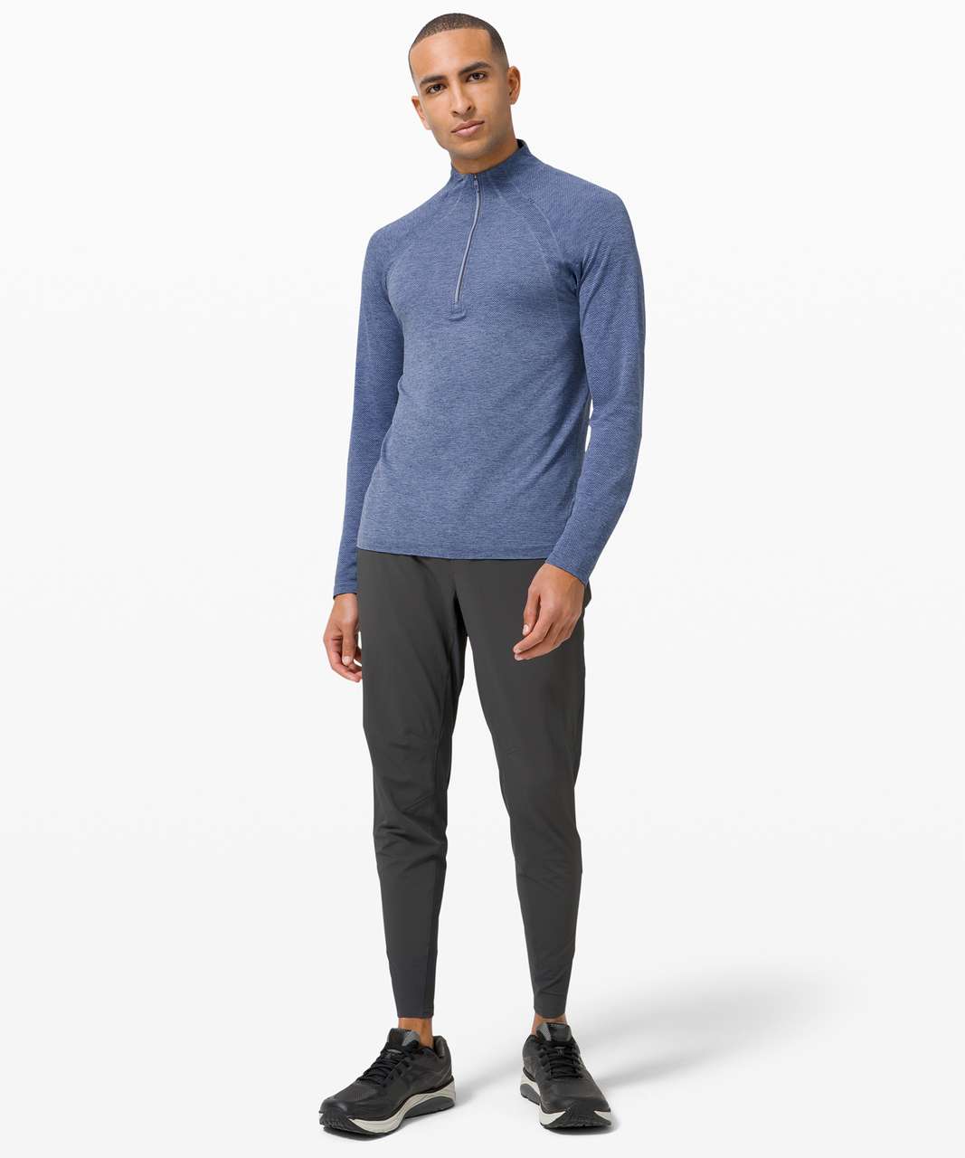 Lululemon Metal Vent Tech 1/2 Zip 2.0 - Midnight Shadow / Tempest Blue (First Release)