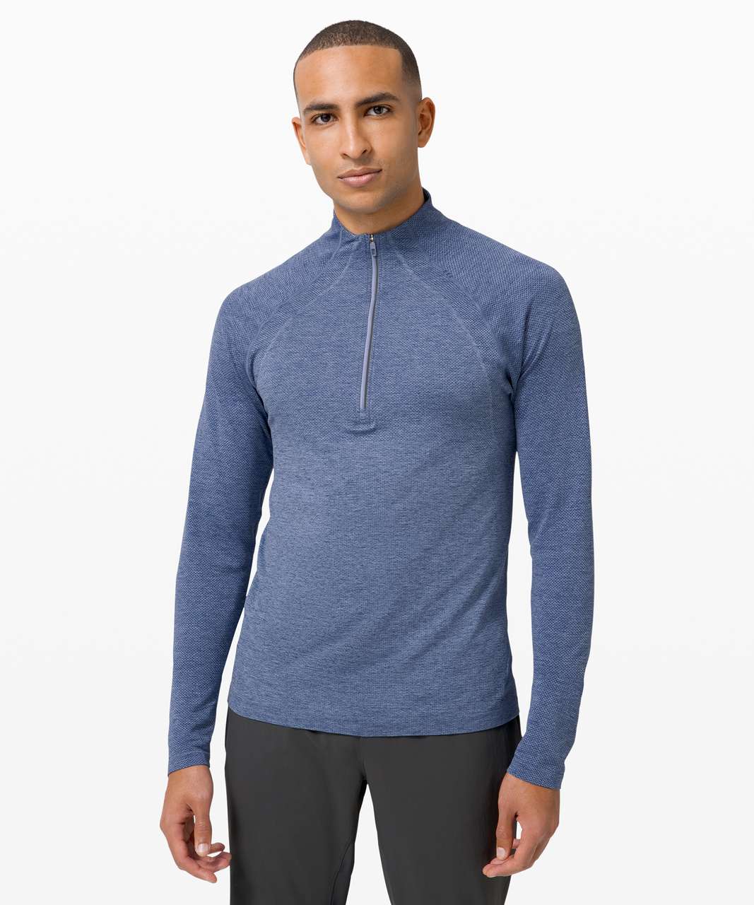 Lululemon Metal Vent Tech 1/2 Zip 2.0 - Midnight Shadow / Tempest Blue (First Release)