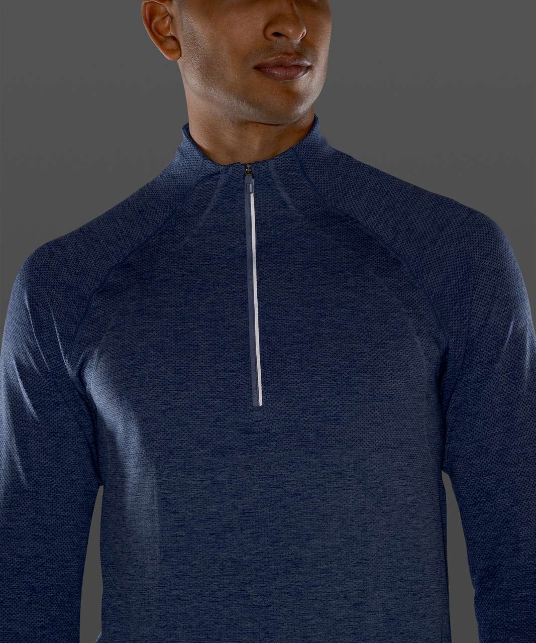 Lululemon Metal Vent Tech 1/2 Zip 2.0 - Midnight Shadow / Tempest Blue (First Release)