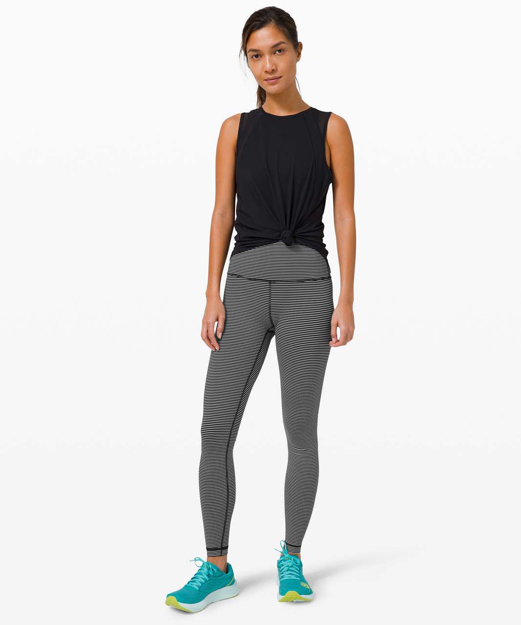 Lululemon Wunder Under High-rise Tight 28 *luxtreme In Parallel Stripe  Black White | ModeSens