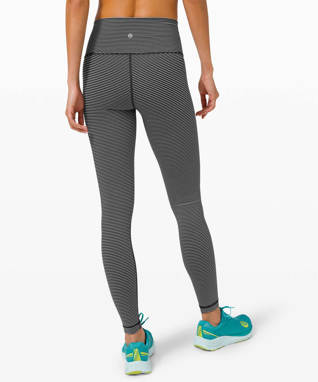 lululemon athletica, Pants & Jumpsuits, Lululemon Wunder Under Leggings  Iii Luxtreme In Cyber Stripe Flash Light Menthol