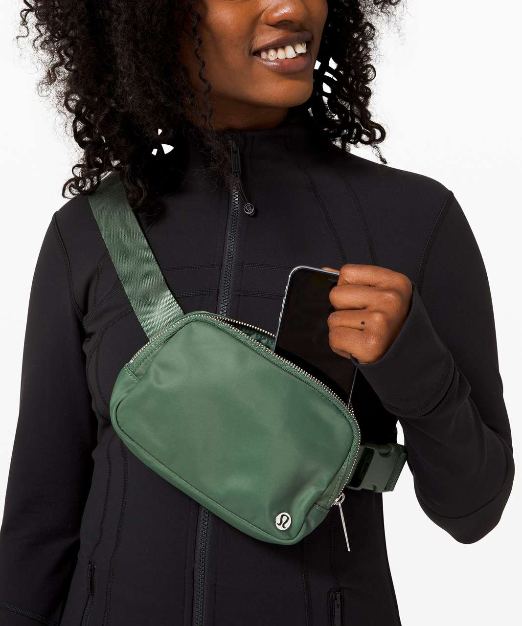 Lululemon Everywhere Belt Bag Crossbody Bag Faded Zap Green in Waterproof  Polyester - US