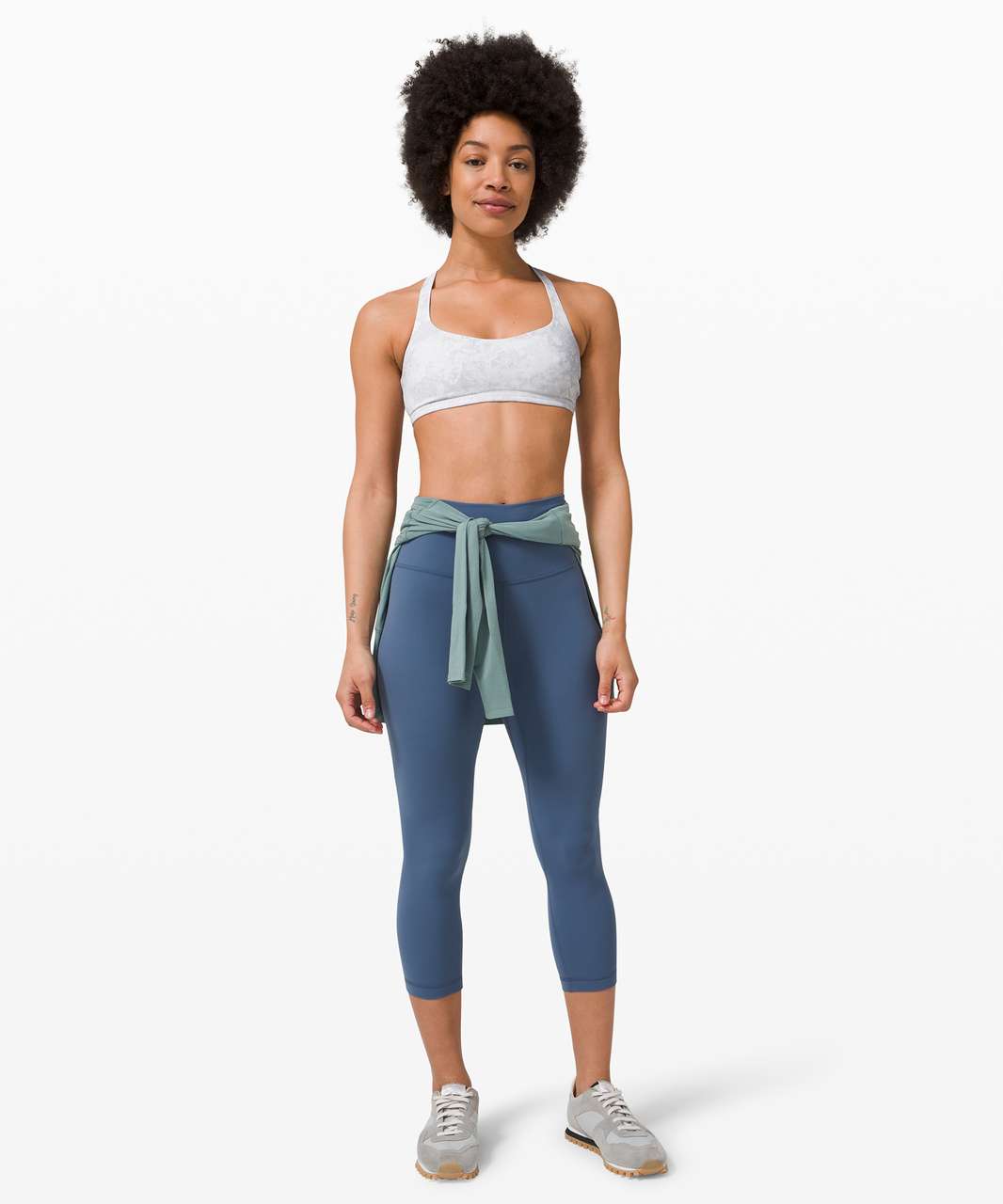 Lululemon Free To Be Bra *Light Support, A/B Cup (Online Only) - Future Oasis Grey Multi