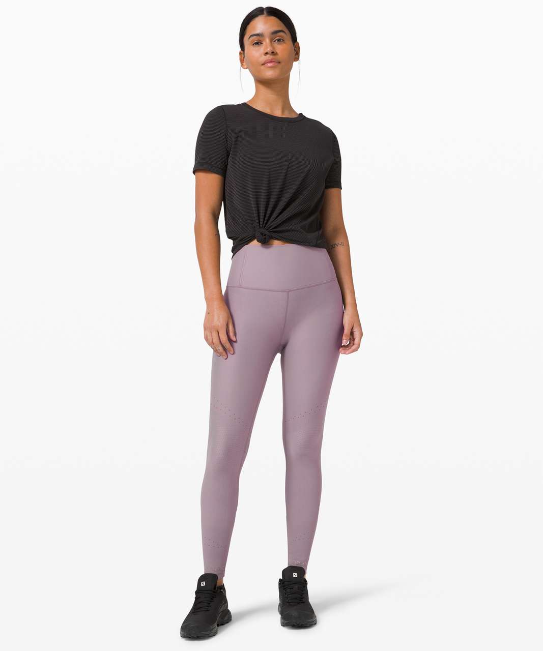 Lululemon Women's Zone In Tight 27” Cassis Purple Leggings Size 2