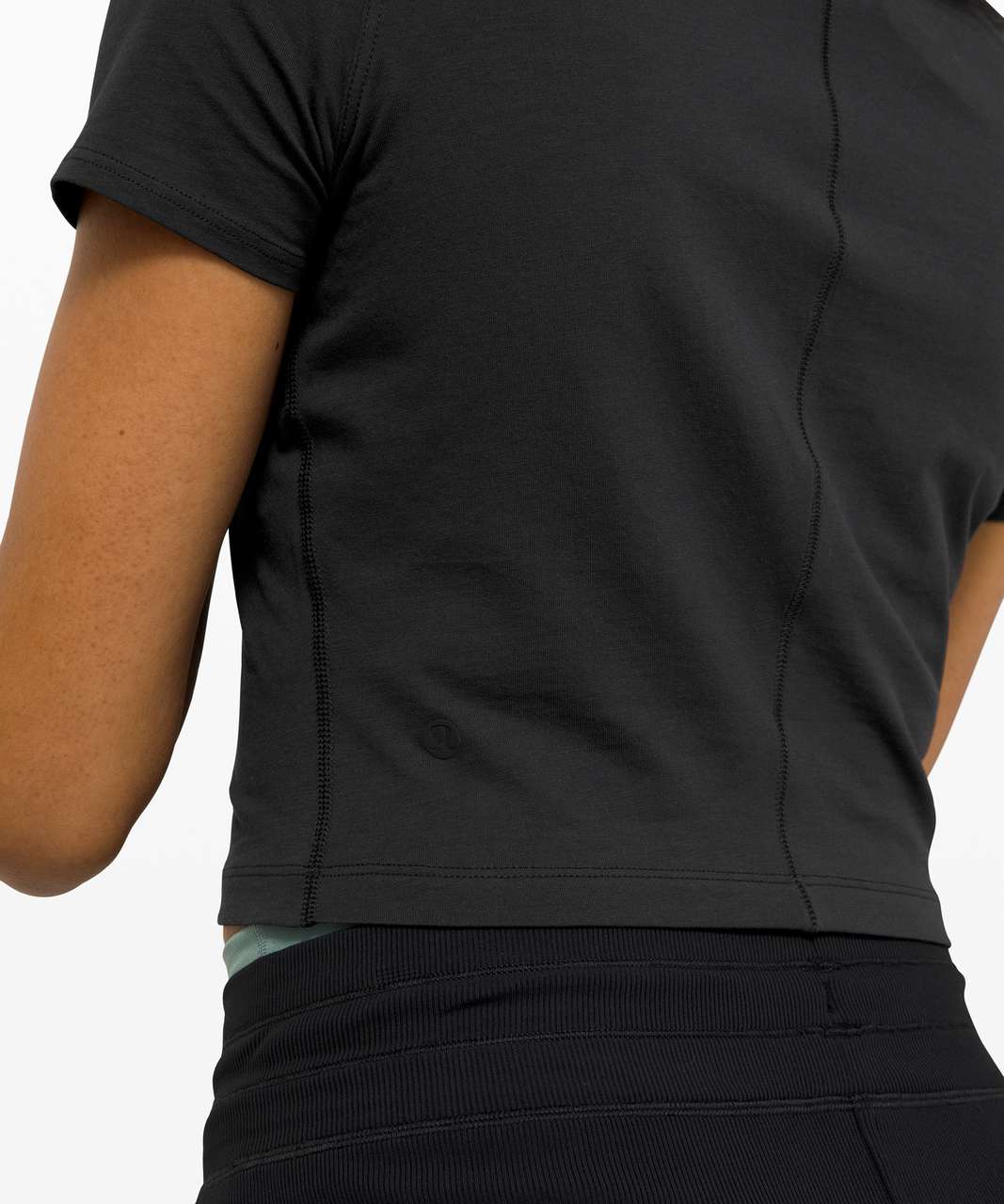 Lululemon Kitsilano Mock Neck Tee - Black