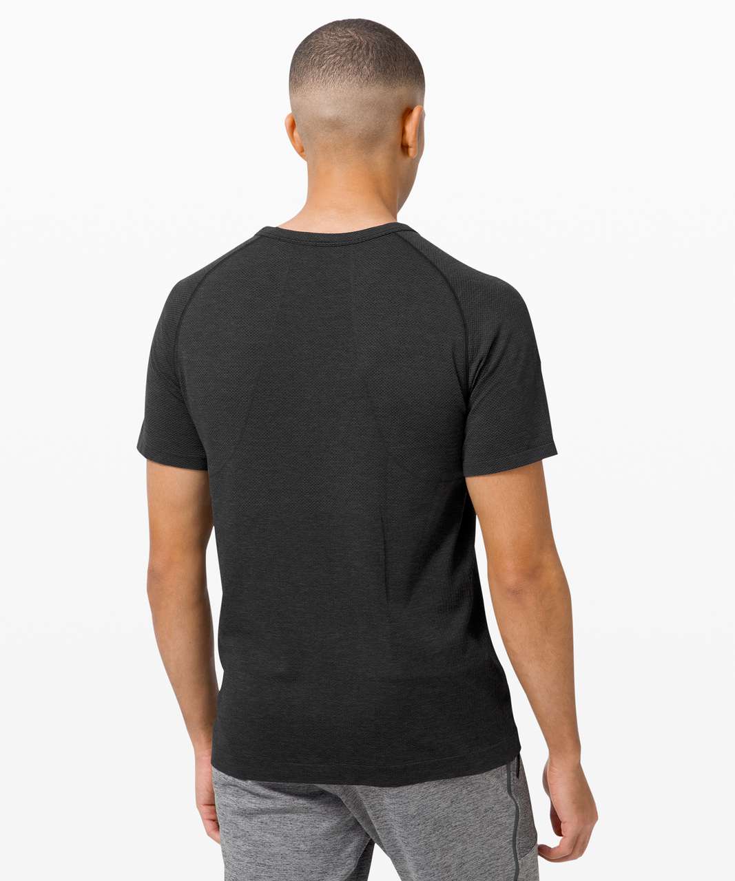 Lululemon Metal Vent Tech Short Sleeve Henley 2.0 - Deep Coal / Black (First Release)