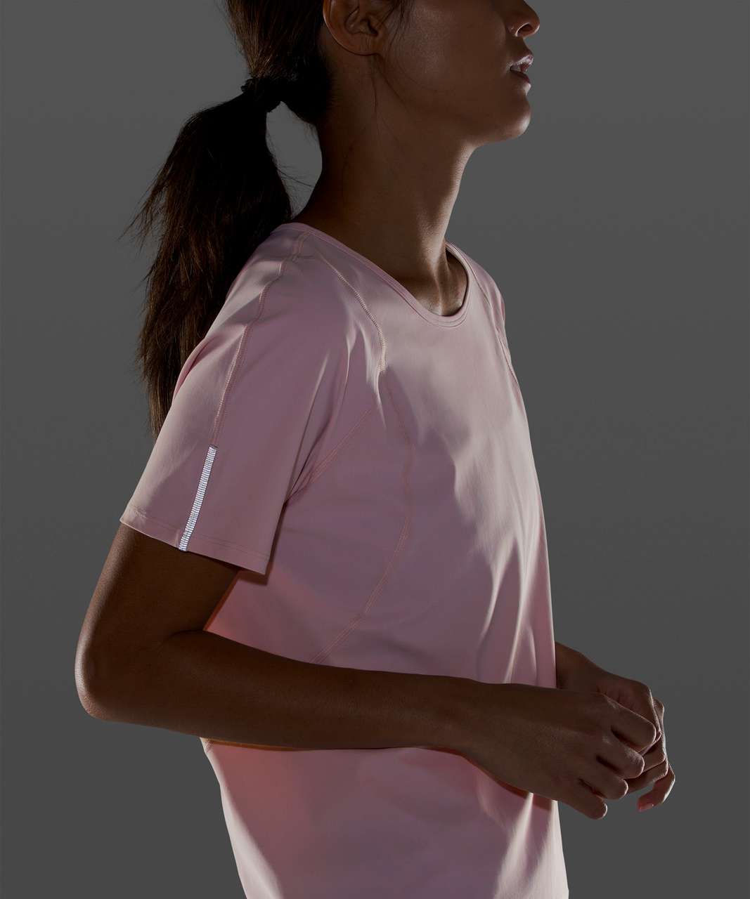 Lululemon Outrun the Heat Short Sleeve - Porcelain Pink