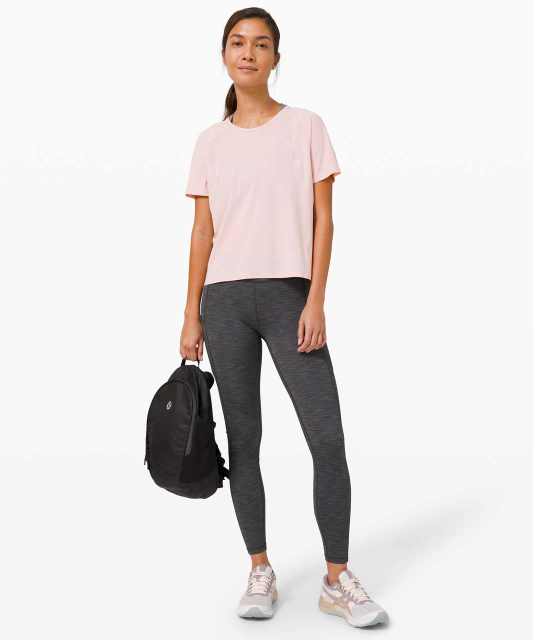 Lululemon Outrun the Heat Short Sleeve - Porcelain Pink