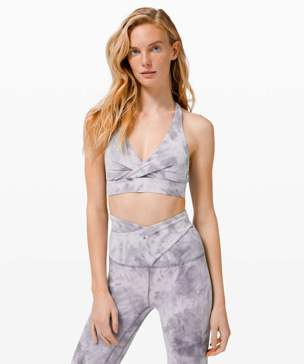 Lululemon Sweet Awakenings Bra - Diamond Dye Stargaze Pitch Grey