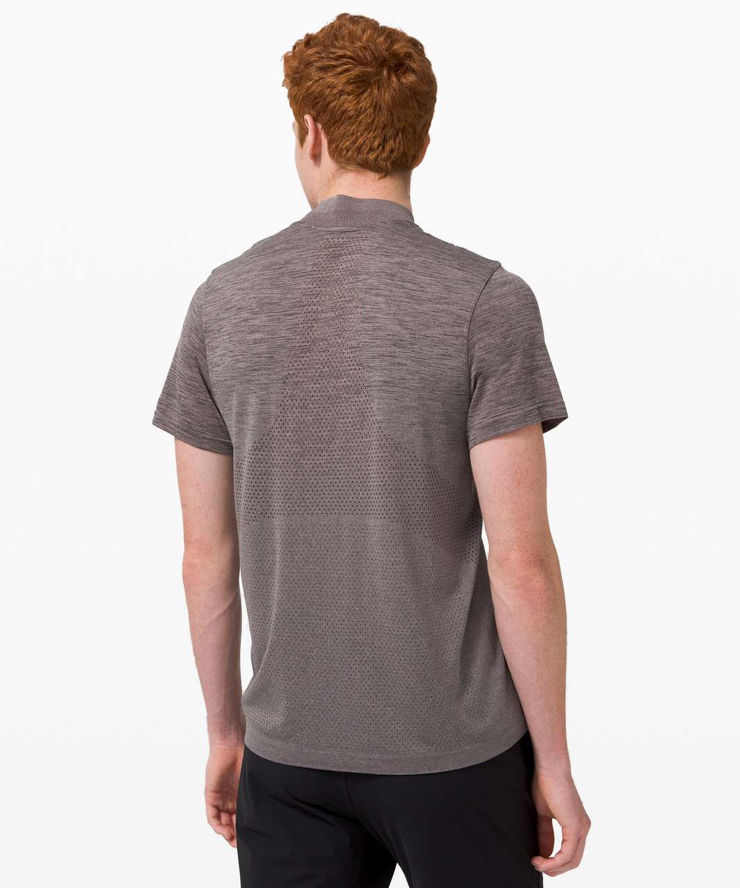 Lululemon Metal Vent Breathe Polo - Graphite Grey / Lunar Rock