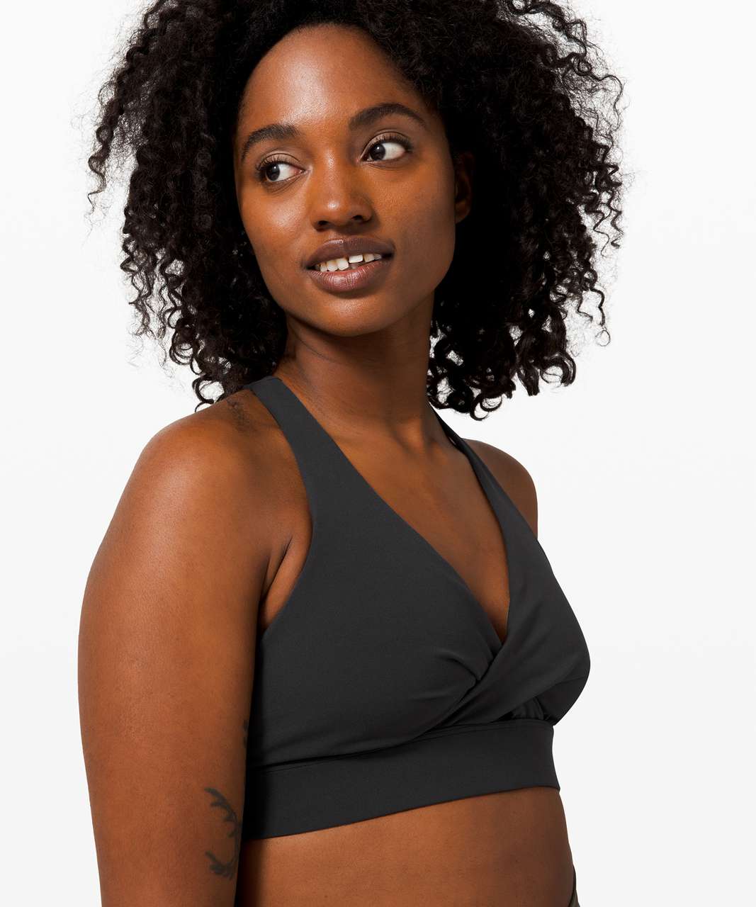 Zulu Beads Black Sports Bra - RuvaAfricWear