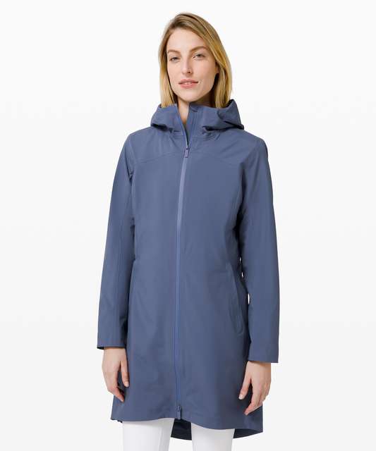 Lululemon Rain Rebel Jacket - Light Chrome - lulu fanatics