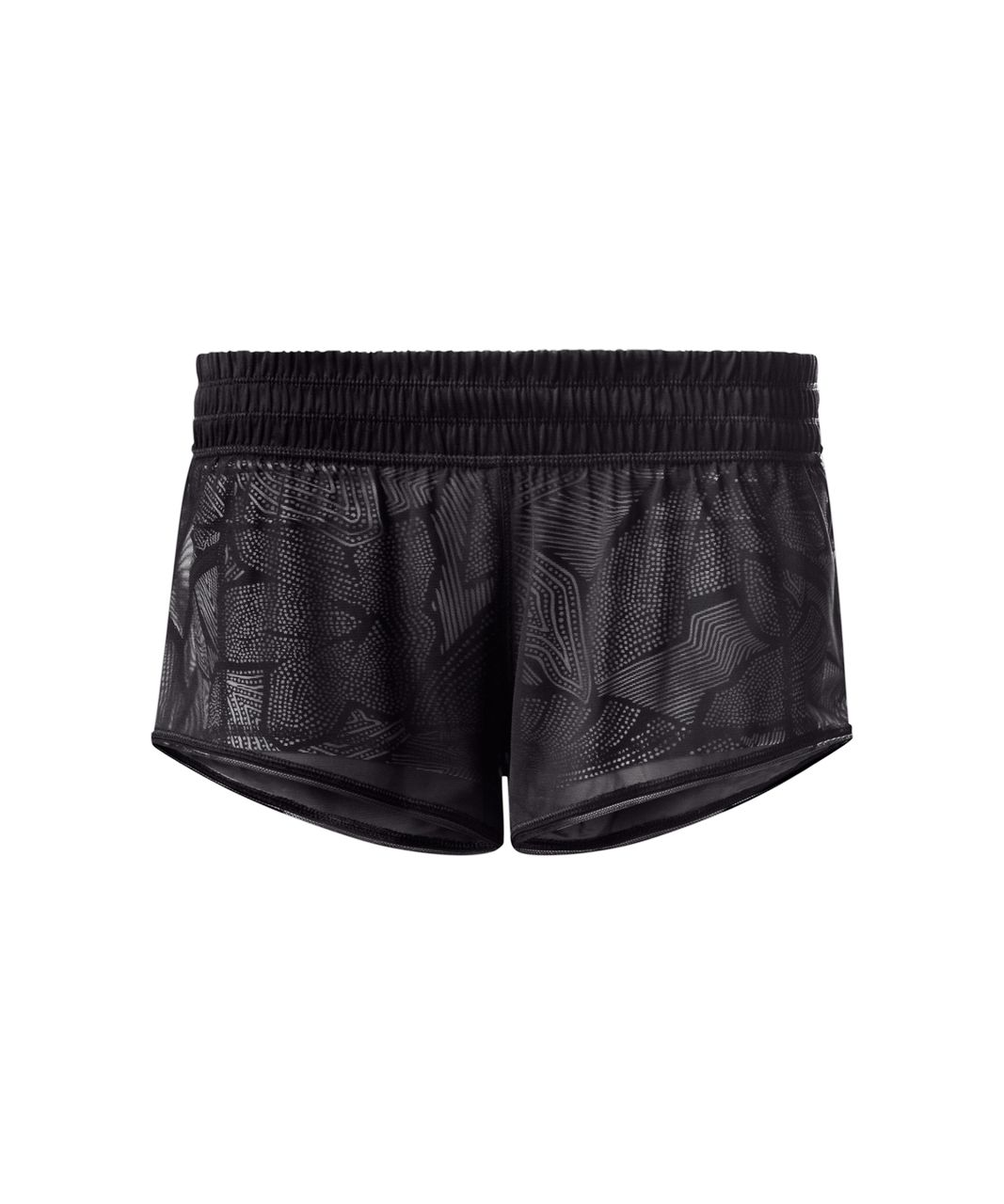 Lululemon 💕City Sky Run Short Black Dottie Tribe Size 2 - $77 - From Fried