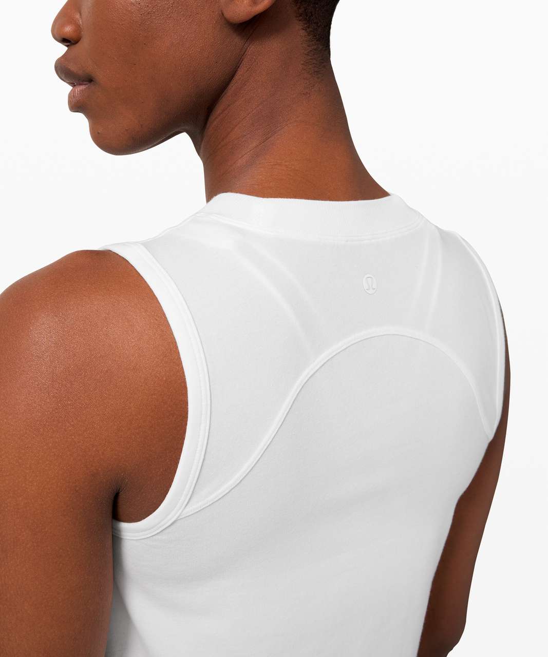 Lululemon Cinch Me Up Front Tank - White