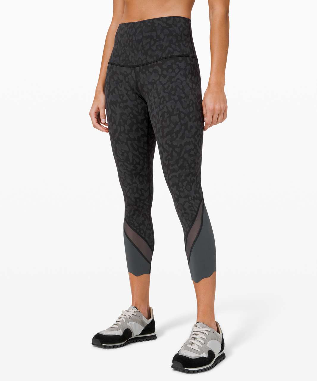 NWT Lululemon Inspire Tight II Lux Arrow Jacquard Battleship Silver 12 8 6  4