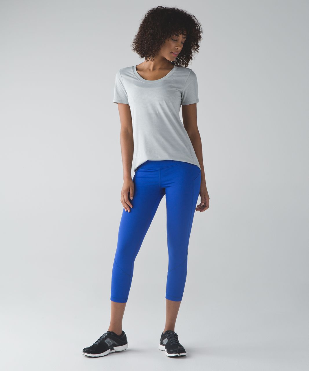 Lululemon Pace Rival Crop - Harbor Blue