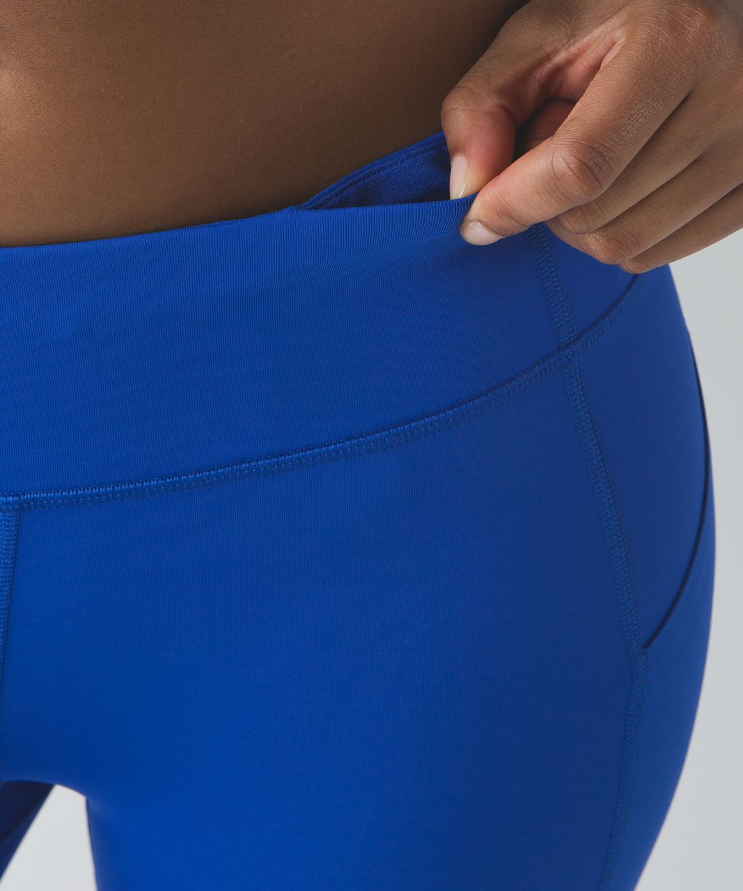 Lululemon Pace Rival Crop - Harbor Blue