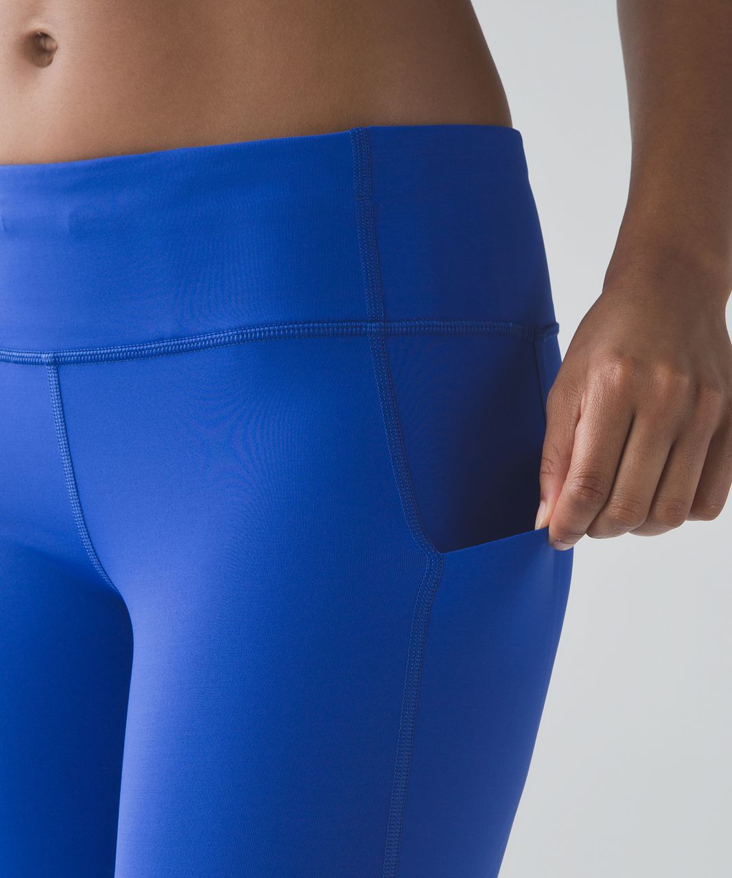 Lululemon Pace Rival Crop - Harbor Blue