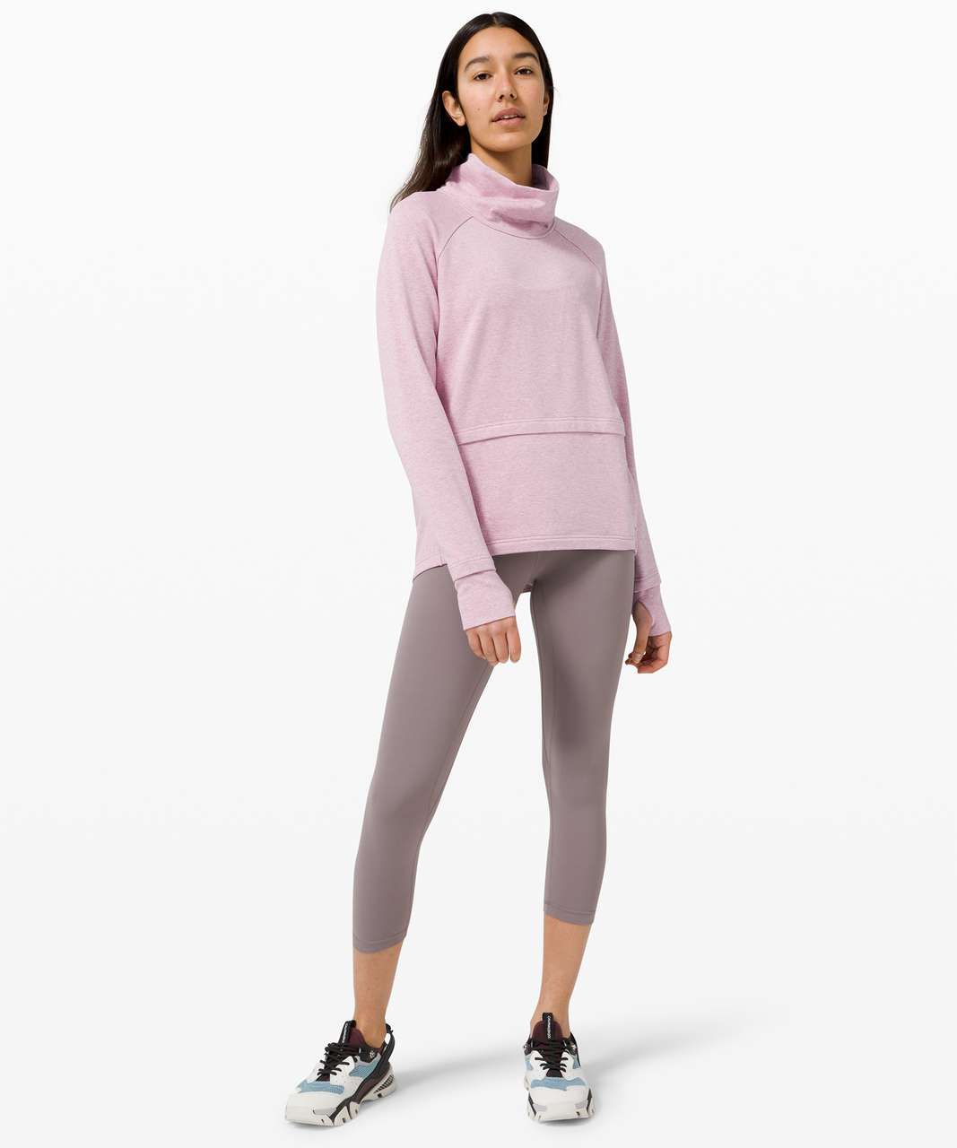 Lululemon Find Your Unwind Pullover - Heathered Pink Taupe