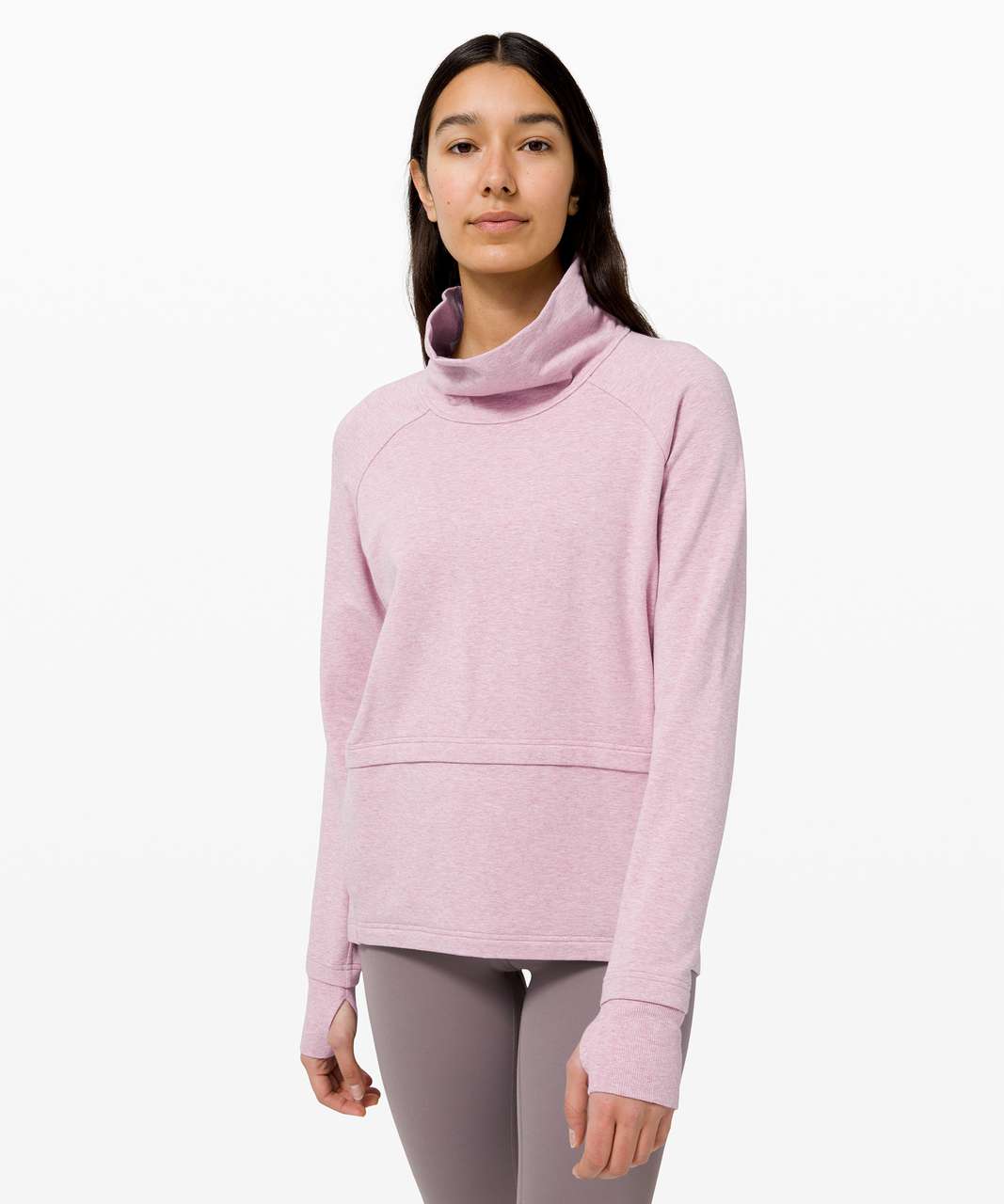 Lululemon Scuba Hoodie *Plush - Heathered Pink Taupe / Pink Taupe - lulu  fanatics