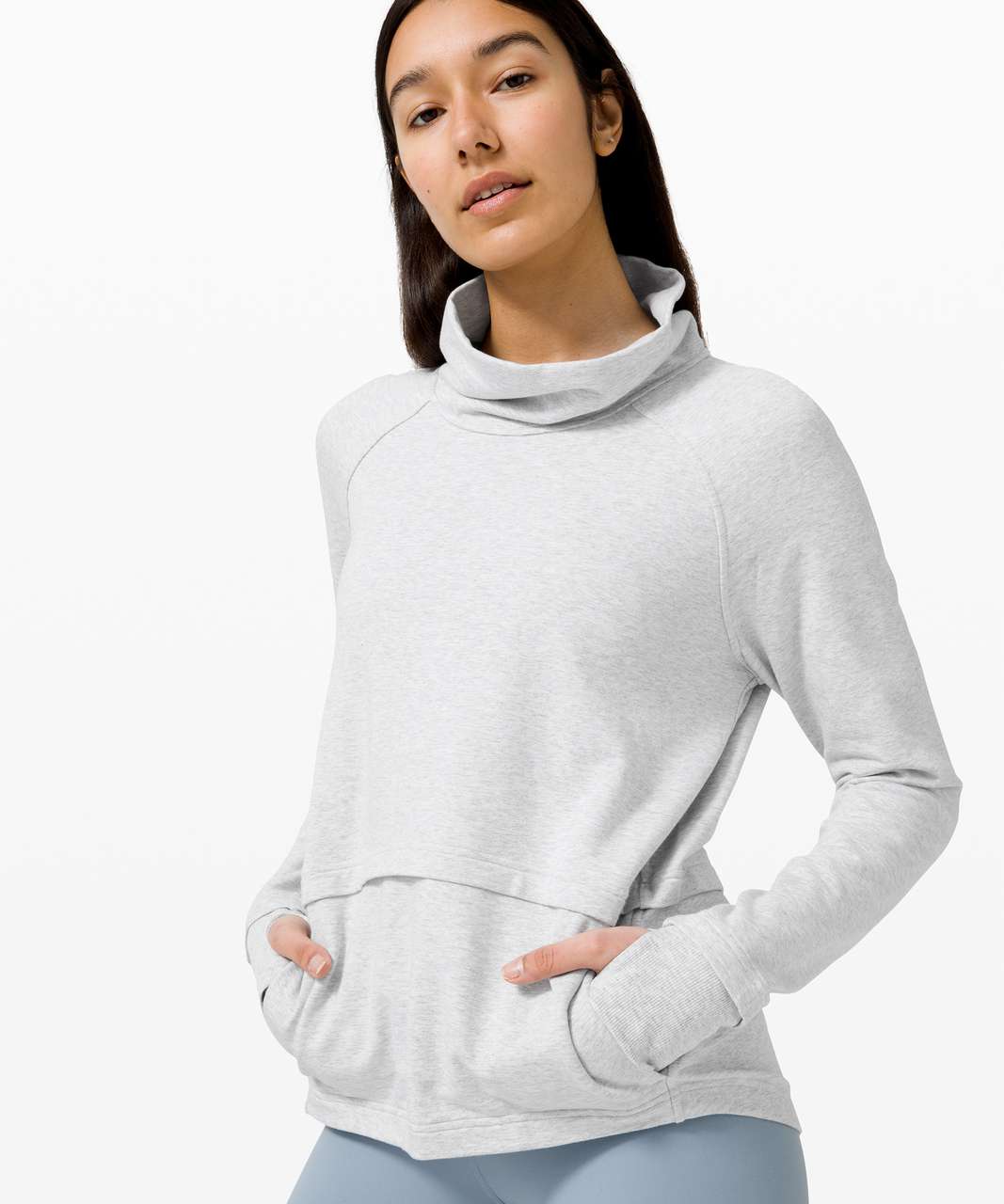 Lululemon Find Your Unwind Pullover - Heathered Core Ultra Light Grey