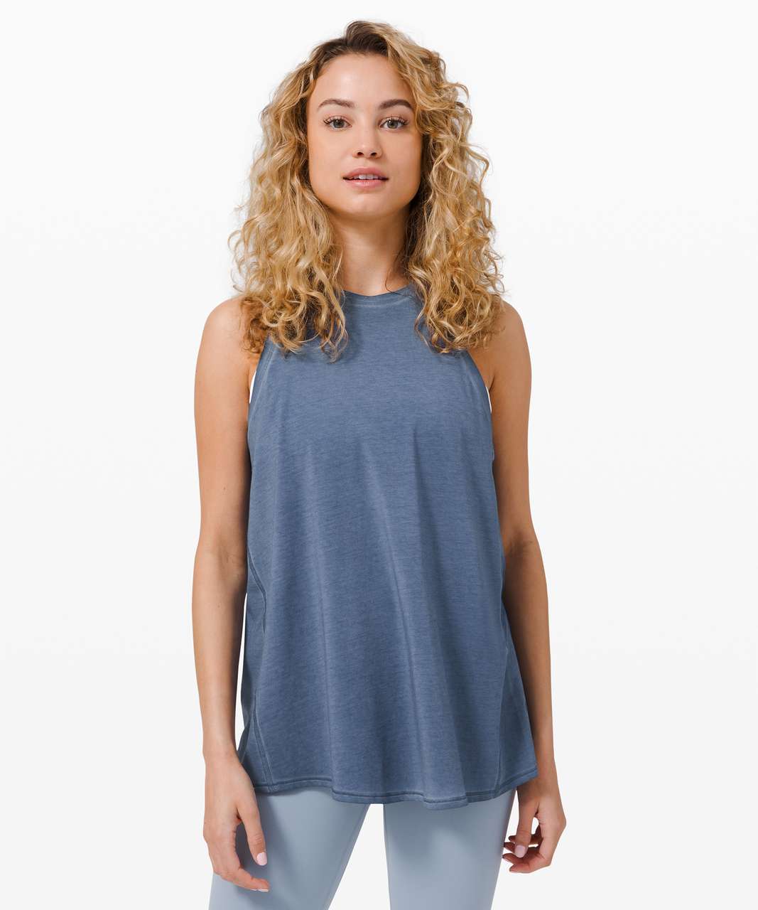 Lululemon All Tied Up Tank *Wash - Washed Ink Blue